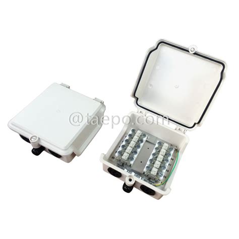 telco feed cable distribution box|Outdoor 10 pairs distribution point box for STB module with.